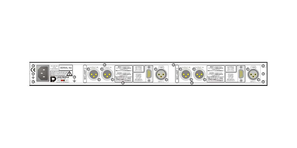 Lake People F355 2-Channel Microphone Preamplifier (Class-A Input)