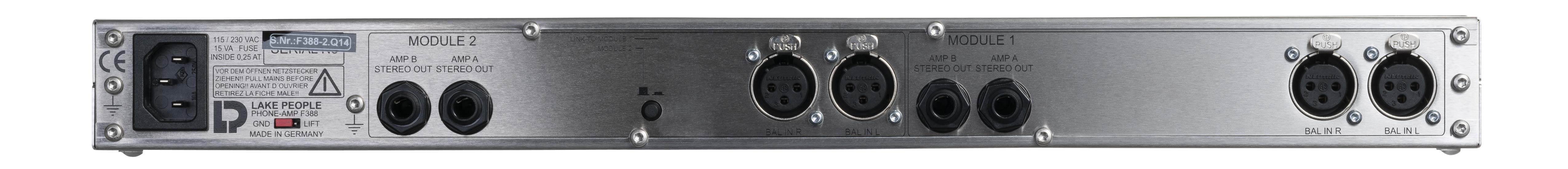Lake People F388-2-Q 4-Channel Headphone Amp