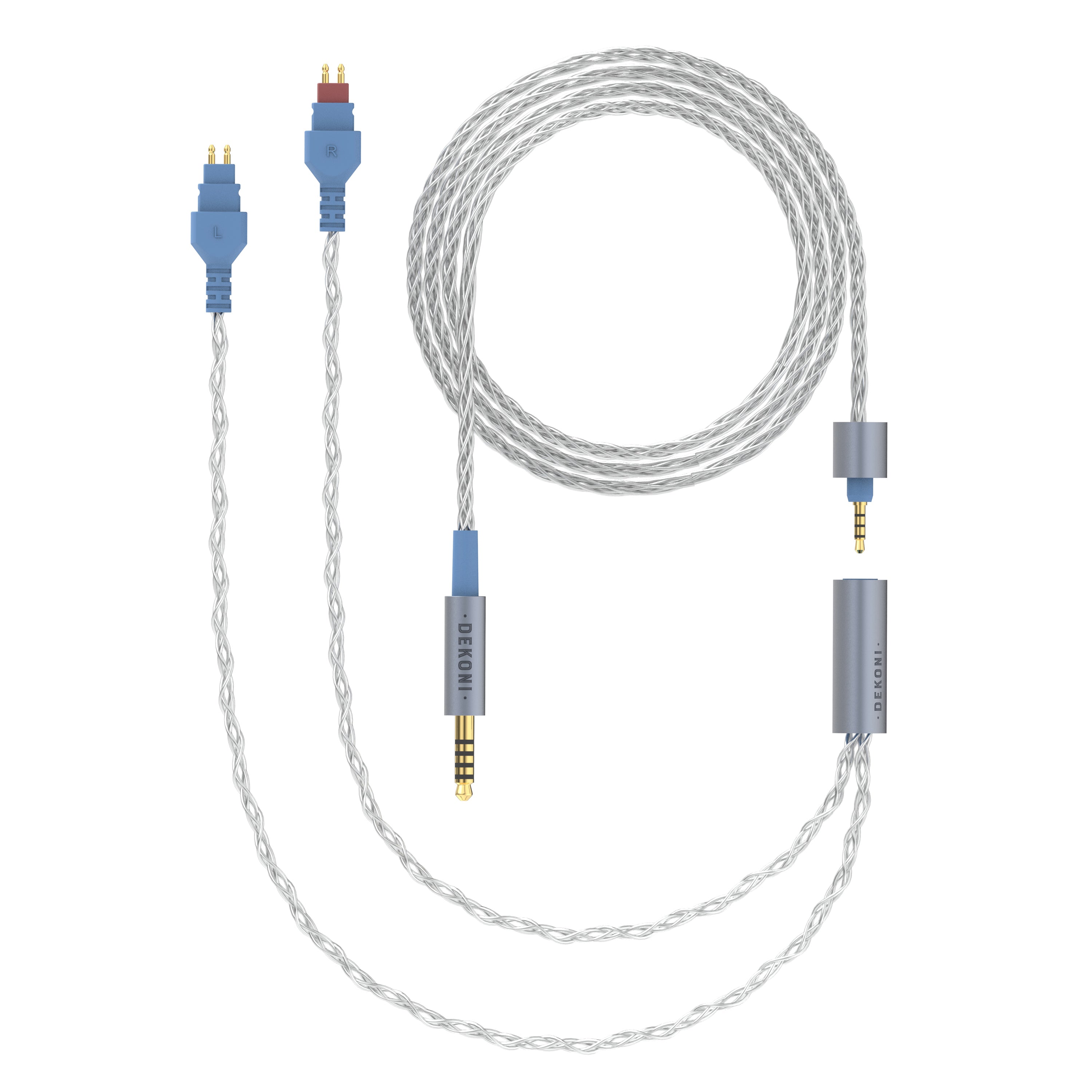 Dekoni Audio Ensemble 4.4mm 52 Braided Cable with HD600 Headphone Connectors