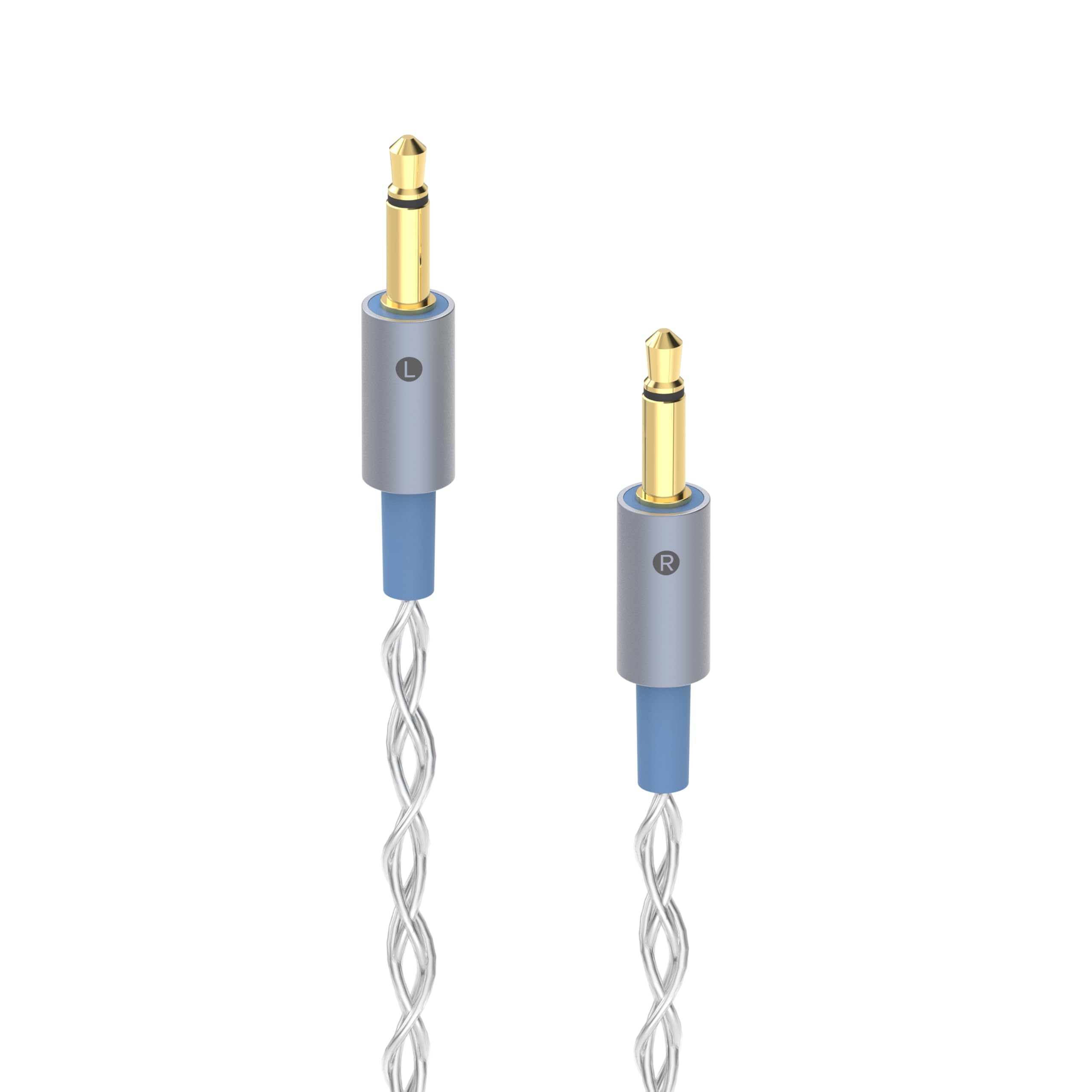 Dekoni Audio Ensemble 1/4 Braided Cable with 3.5mm Headphone Connectors (64)