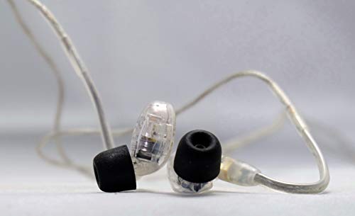 Dekoni Premium Memory Foam Isolation Earphone Tips black - 3mm, Small