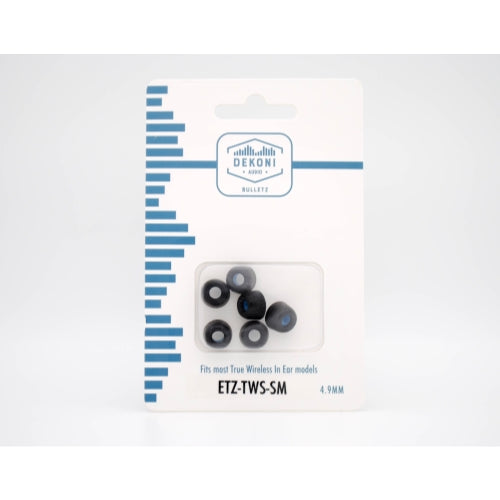 Dekoni Audio Replacement Earbud Tips for True Wireless Earbuds - Small