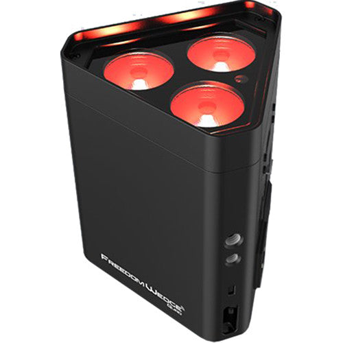 Chauvet FREEDOMWEDGEQUAD Battery-Powered Triangularly-Shaped RGBA LED Wash Light