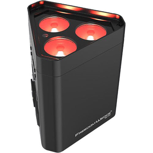 Chauvet FREEDOMWEDGEQUAD Battery-Powered Triangularly-Shaped RGBA LED Wash Light
