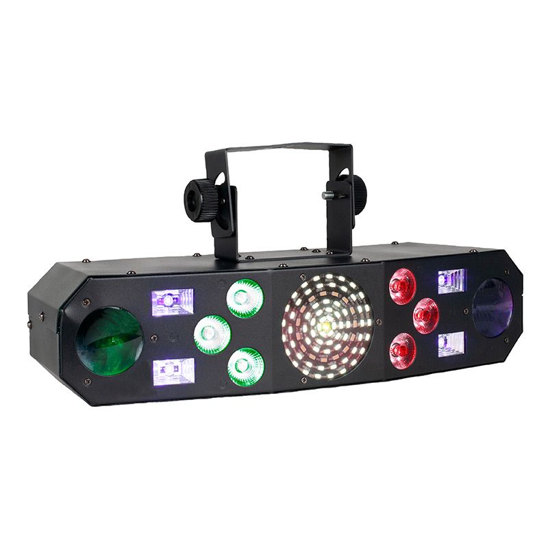 Eliminator Lighting Furious Five RG 5-FX-In-1 Laser, Strobe, Wash, UV, and Derby Light Fixture