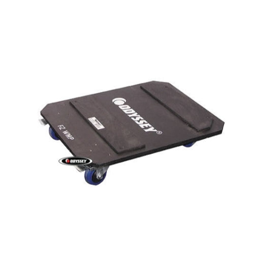 Odyssey FZWMP Dolly Plate 3.5 Heavy Duty Swivel Casters w/ 2 Front Brakes
