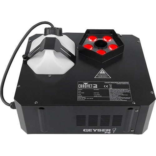 Chauvet GEYSERP5 RGBA+UV LED Pyrotechnic-Like Effect Fog Machine