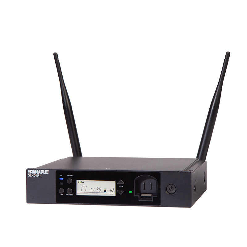 Shure GLXD4R+-Z3 Digital Wireless Dual Band Half-Rack Receiver (Z3: 2.4, 5.8 GHz)