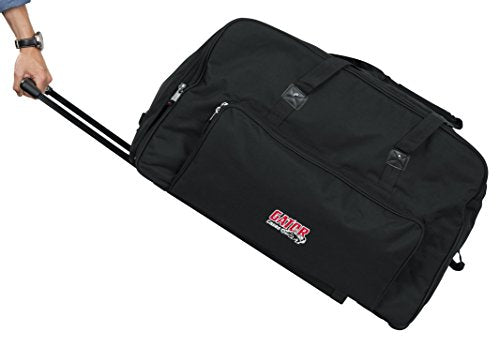 Gator Cases GPA-715 Rugged Nylon Rolling Speaker Bag for 15 Loudspeakers
