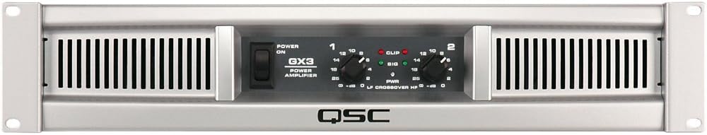 QSC GX3 Professional lightweight DJ - Club Power Amplifier Amp - Rack Mountable