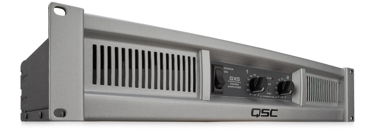 QSC GX5 Professional lightweight DJ - Club Power Amplifier Amp - Rack Mountable