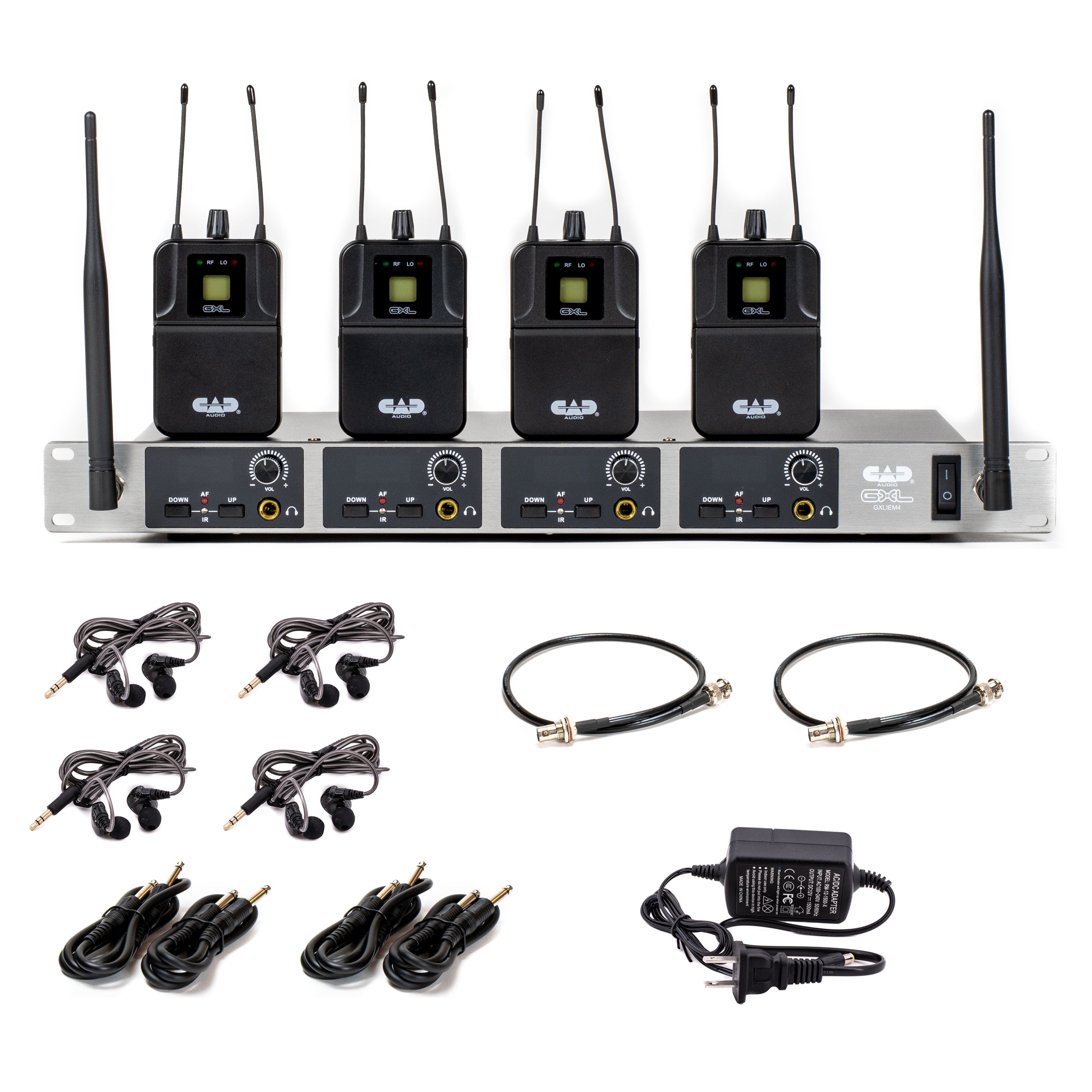 CAD GXLIEM4 Quad-Mix In-Ear Wireless Monitoring System