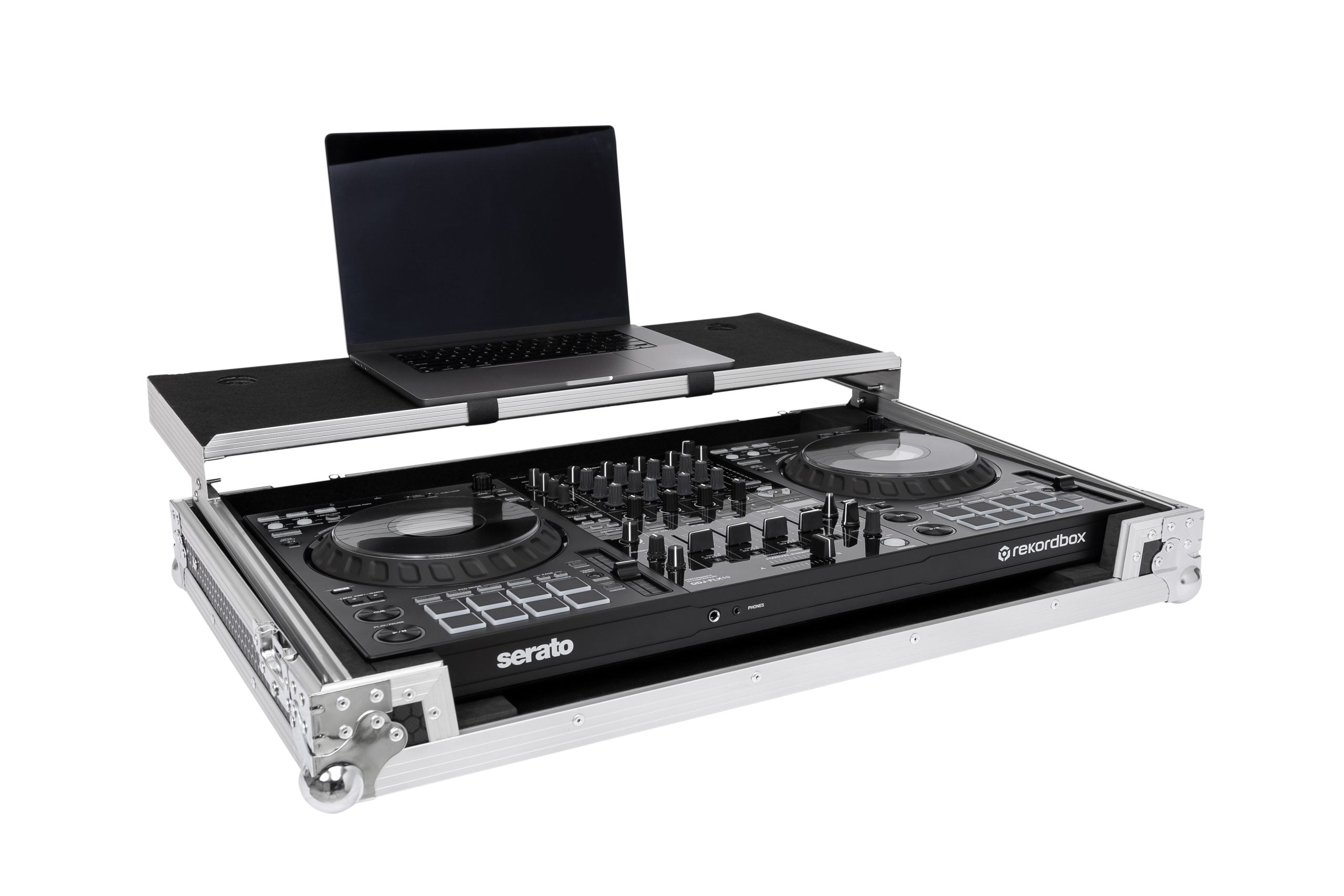 Headliner HL10011 Flight Case For DDJ-FLX10 W/ Laptop Platform & Wheels