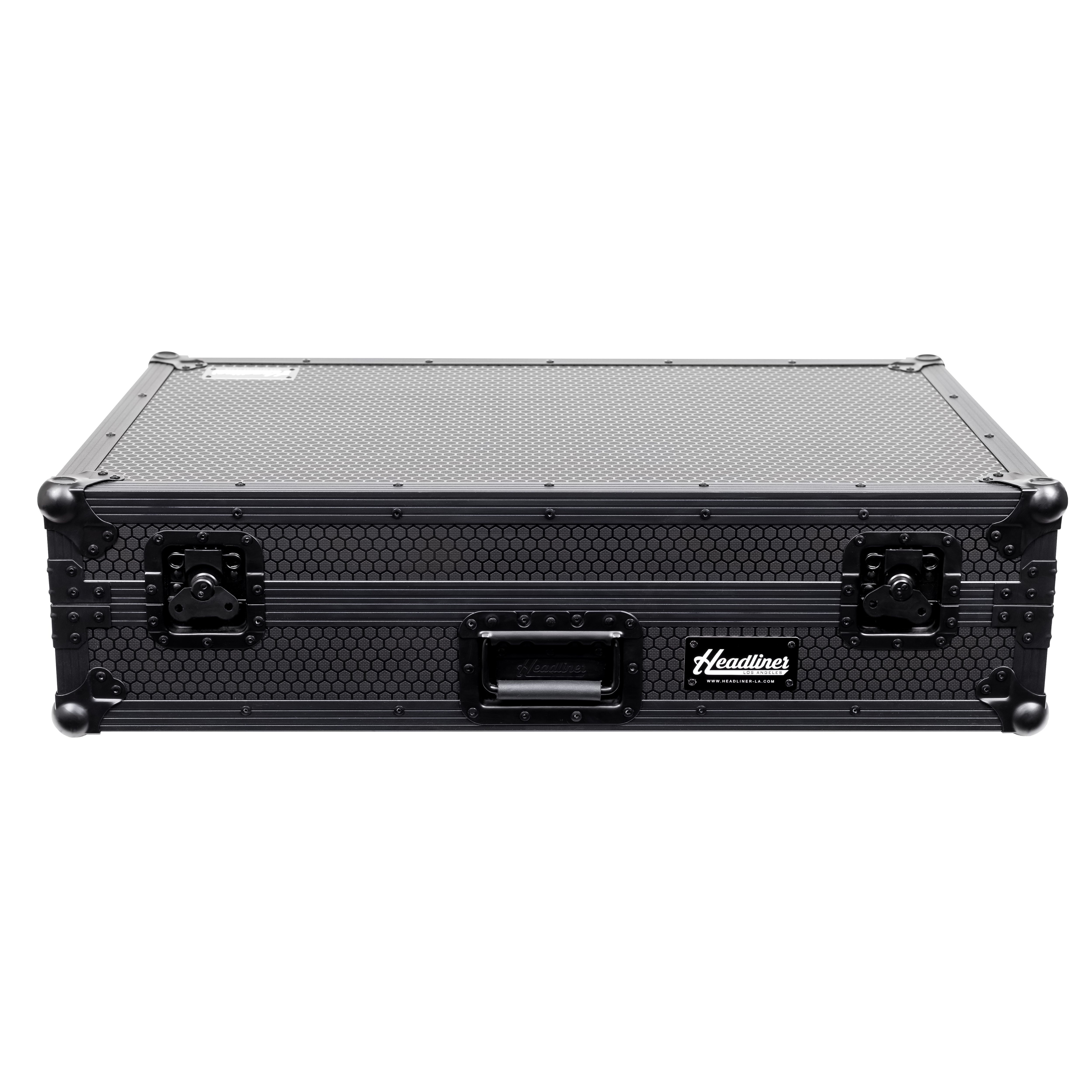 Headliner HL10016 Pitch Black Flight Case For Rane Four W/ Laptop Platform & Wheels