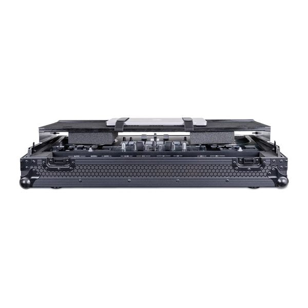 Headliner HL10021 Pitch Black Flight Case for DDJ-REV7 w/ Laptop Platform & Wheels