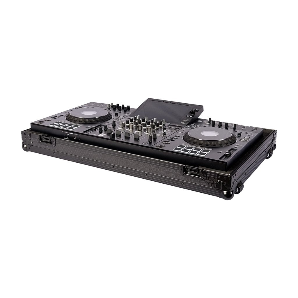 Headliner HL10023 Pitch Black Low Profile Flight Case with Wheels for AlphaTheta XDJ-AZ