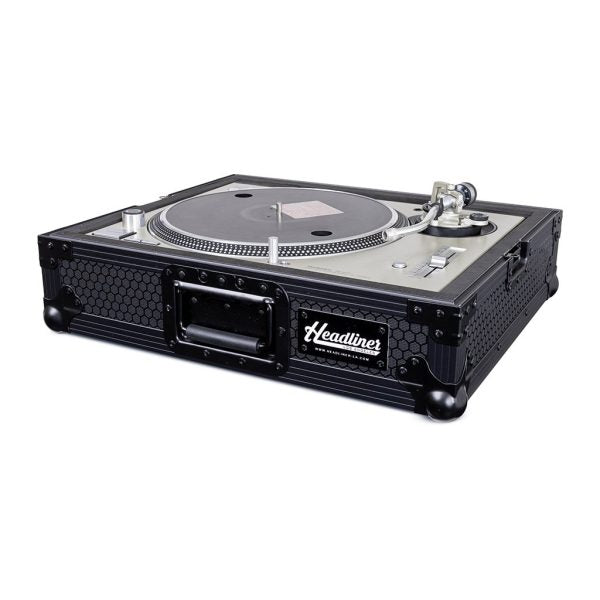 Headliner HL10205 Pitch Black Turntable Flight Case