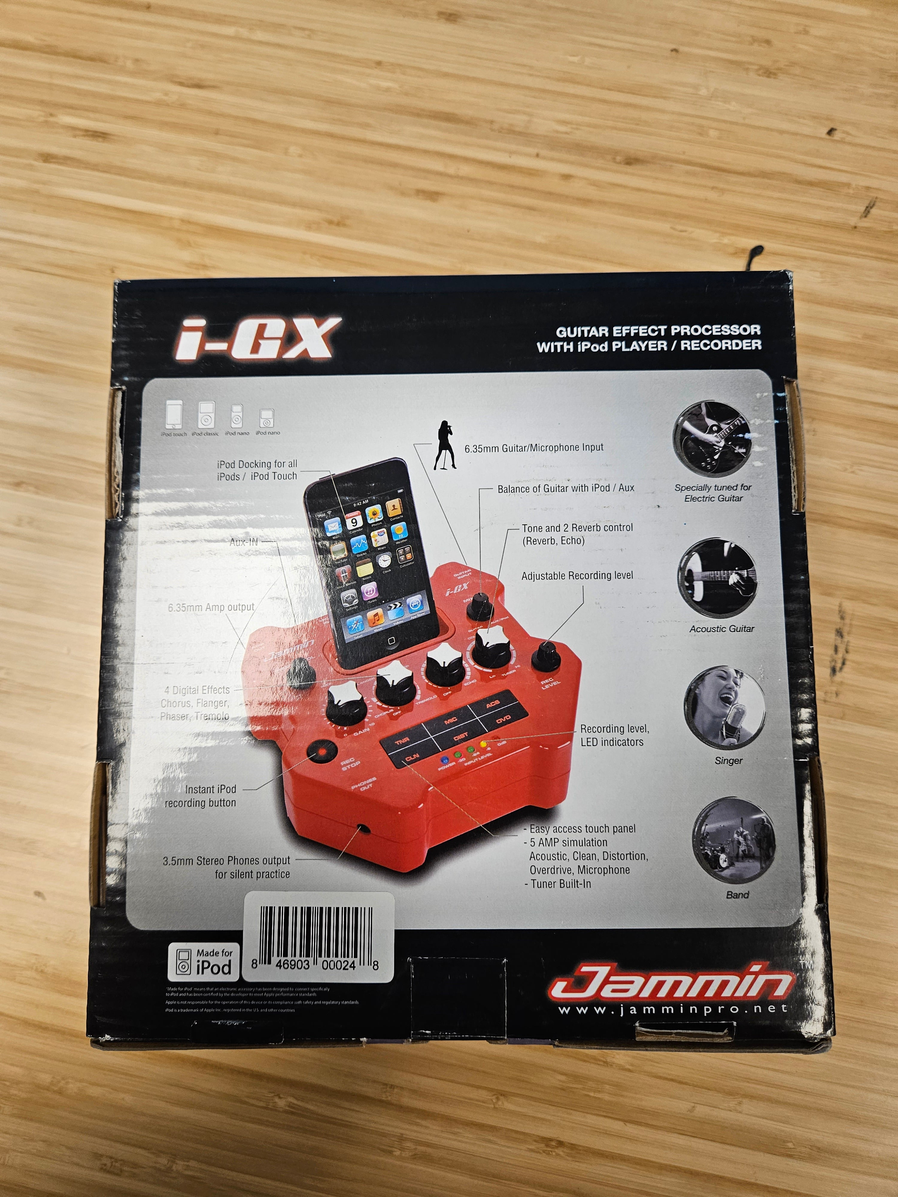 Jammin i-GX iPod Player & Recorder