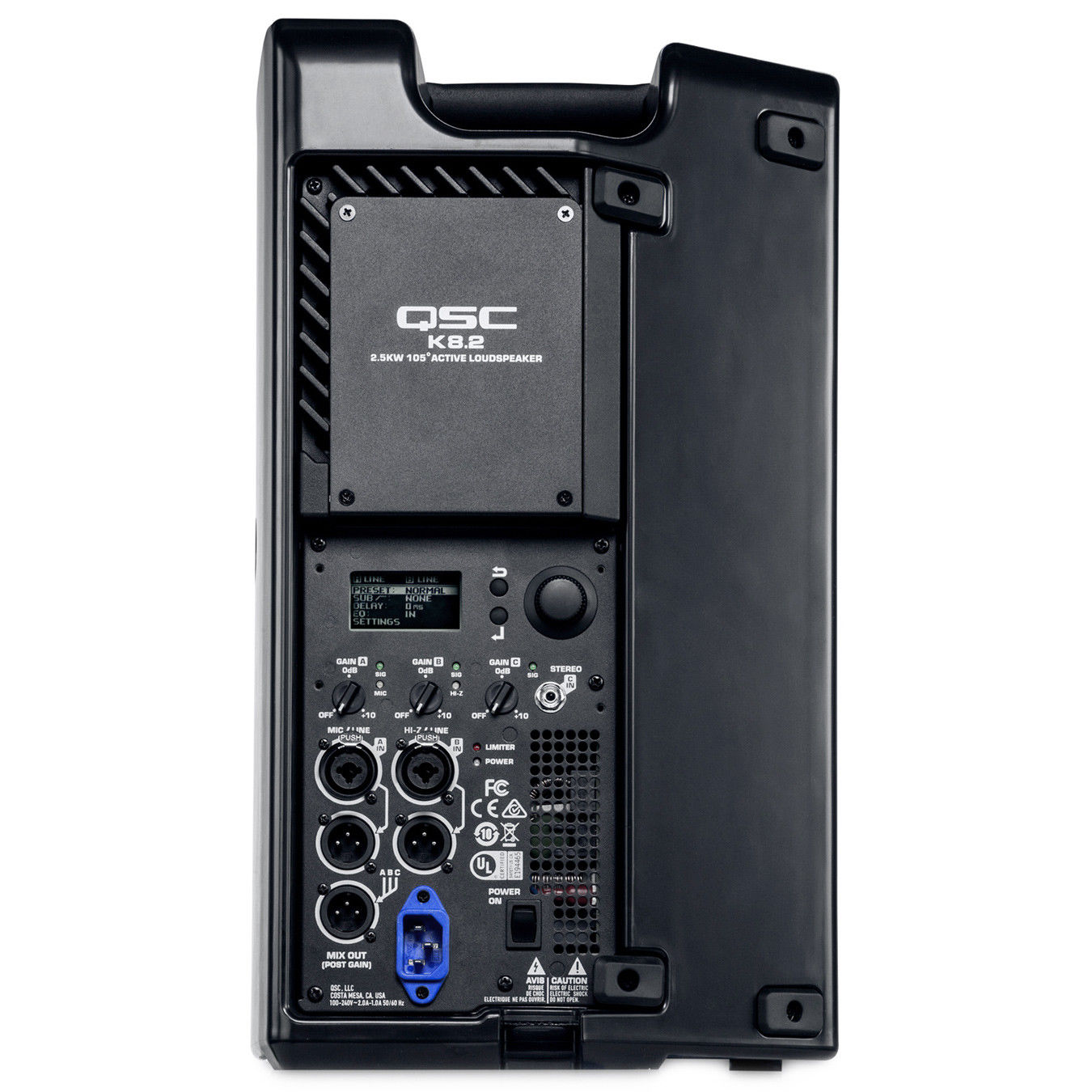 QSC K8.2 2000W Active Portable Loudspeaker System