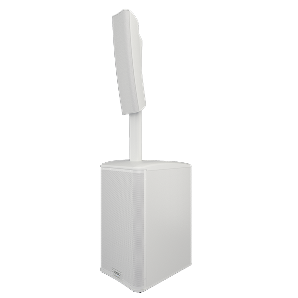 QSC KC12-WHT Active 12 3-Way Column Loudspeaker System with Bluetooth (White)