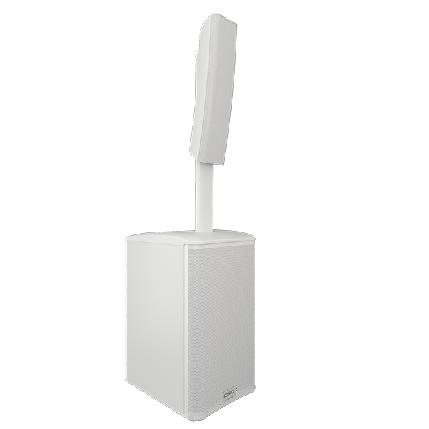 QSC KC12-WHT Active 12 3-Way Column Loudspeaker System with Bluetooth (White)