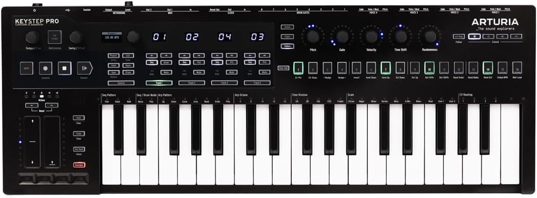 Arturia Key Step Pro Chroma 4-track sequencer & keyboard