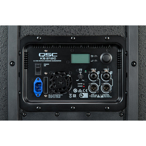 QSC KS212C 3600W Active Cardioid Subwoofer