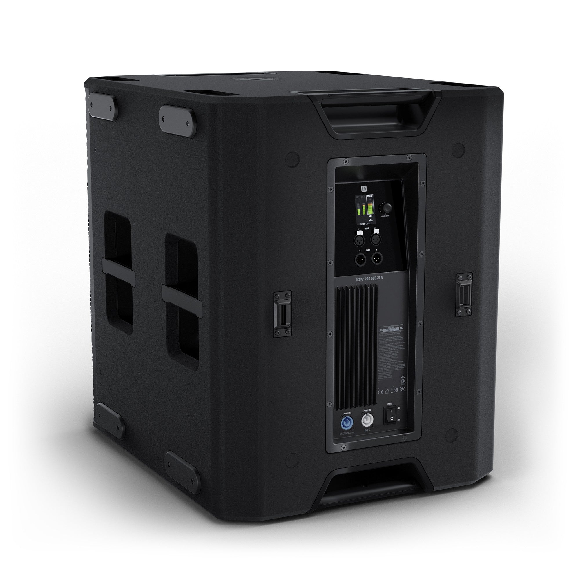 LD System ICOA PRO SUB 21 A Powered 21 High-Performance Bass Reflex PA Subwoofer