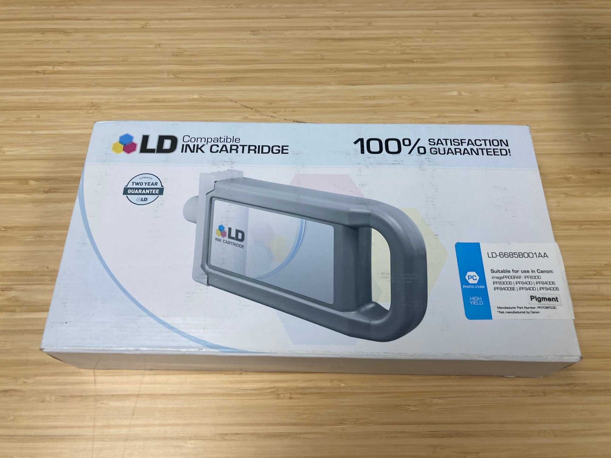 LD INK Cyan Cartridge Suitable for use in Canon Printers