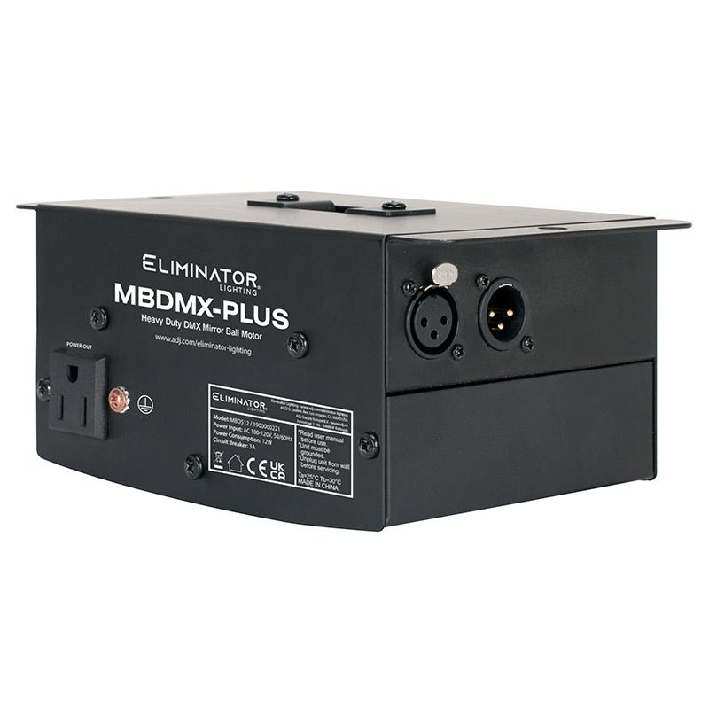 Eliminator Lighting MBDMX-PLUS Heavy-Duty DMX Mirror Ball Motor