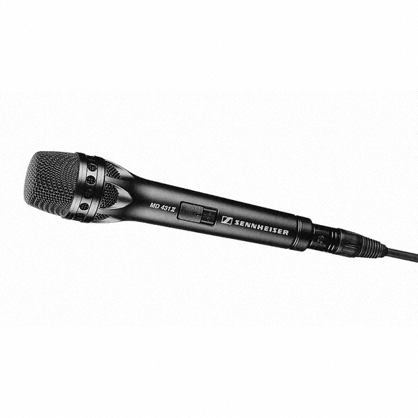Sennheiser MD431-II Handheld Supercardioid Dynamic Microphone with On/Off Switch