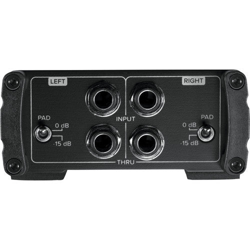 Mackie MDB-2P Dual Mono/Stereo Passive Direct Box for Studio/Live Applications
