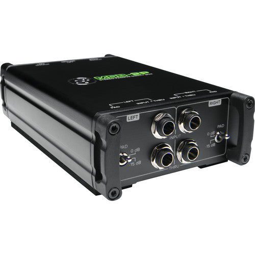 Mackie MDB-2P Dual Mono/Stereo Passive Direct Box for Studio/Live Applications