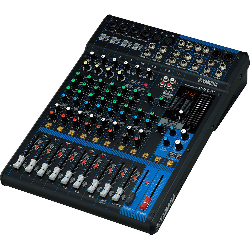 Yamaha MG12XU 12-input Stereo Mixer w/ SPX Effects