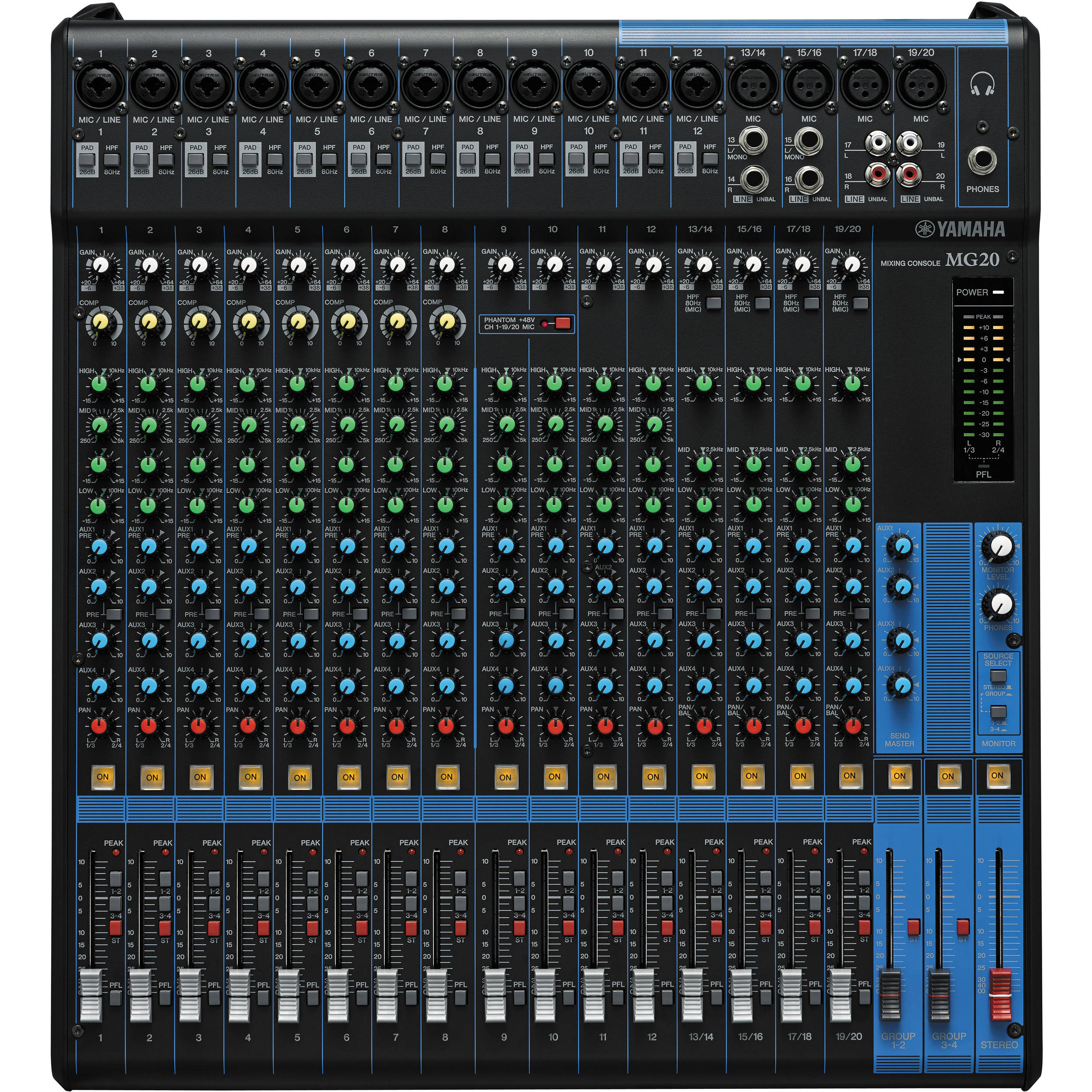 Yamaha MG20 20-input-Stereo Mixer