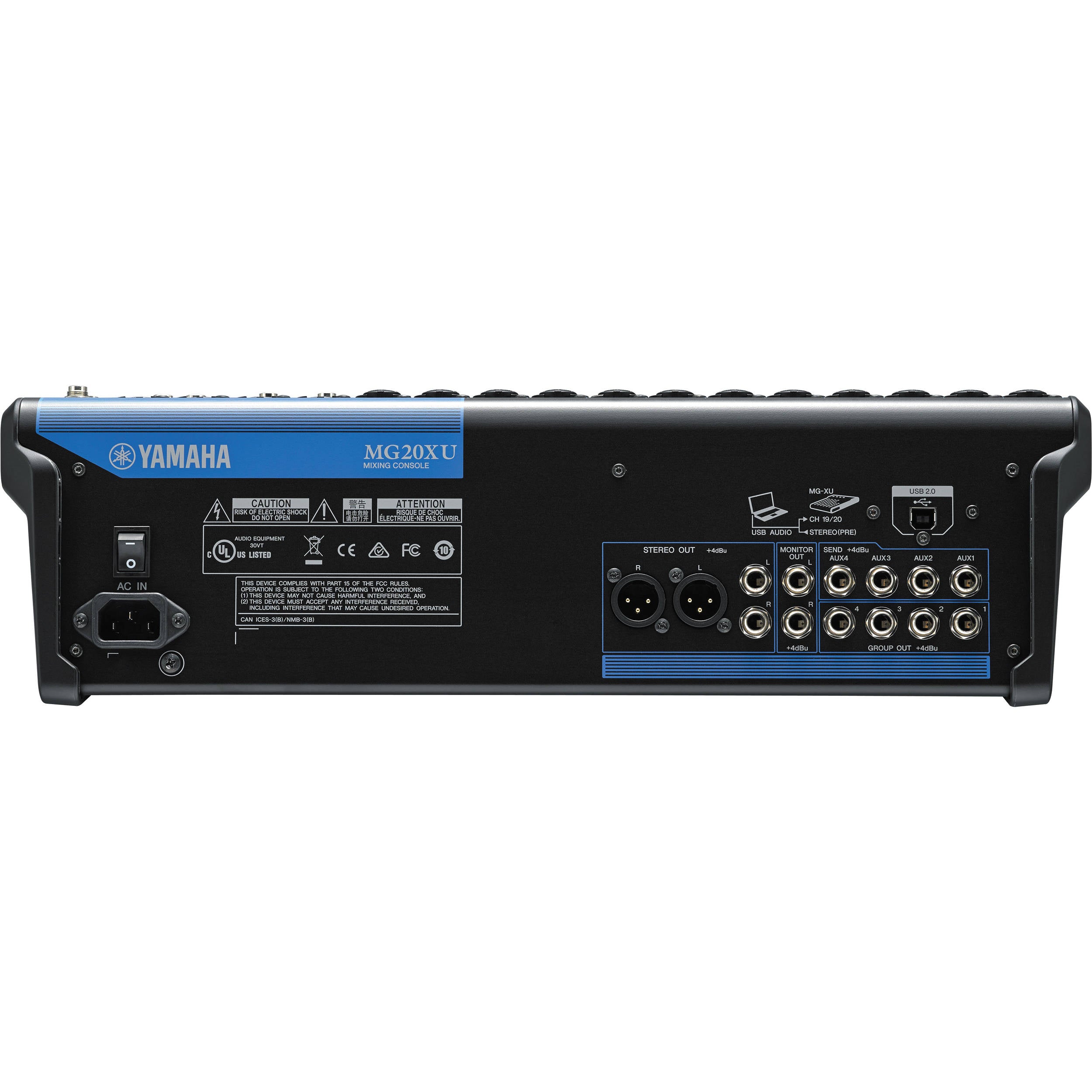 Yamaha MG20XU 20-input Stereo Mixer w/ SPX Effects