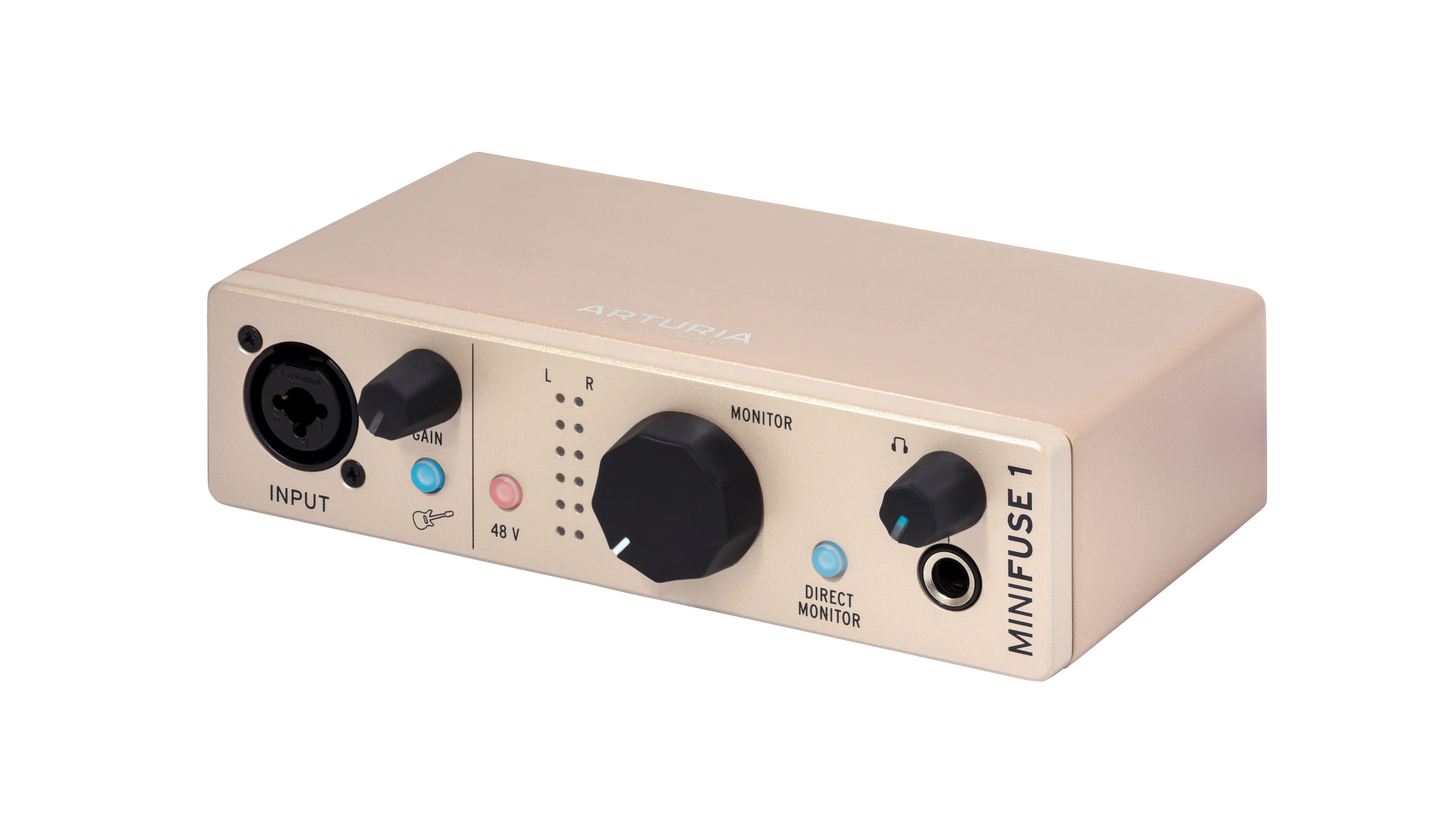 Arturia MiniFuse 1 Champagne 1x Combo Input USB-C Audio Interface