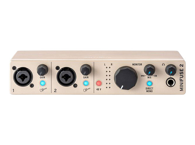 Arturia MINIFUSE2-CHAMPAGNE 2x Combo Input USB-C Audio Interface