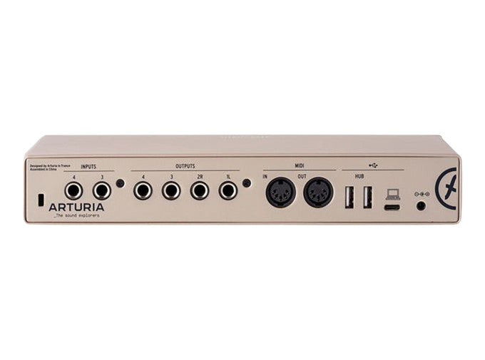 Arturia MiniFuse 4 Portable 4x4 USB Type-C Audio/MIDI Interface (Champagne)