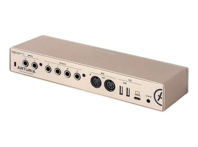 Arturia MiniFuse 4 Portable 4x4 USB Type-C Audio/MIDI Interface (Champagne)