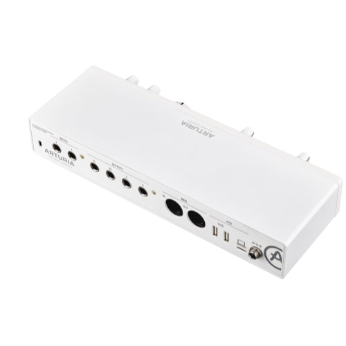 Arturia MiniFuse 4 Portable 4x4 USB Type-C Audio/MIDI Interface (White)