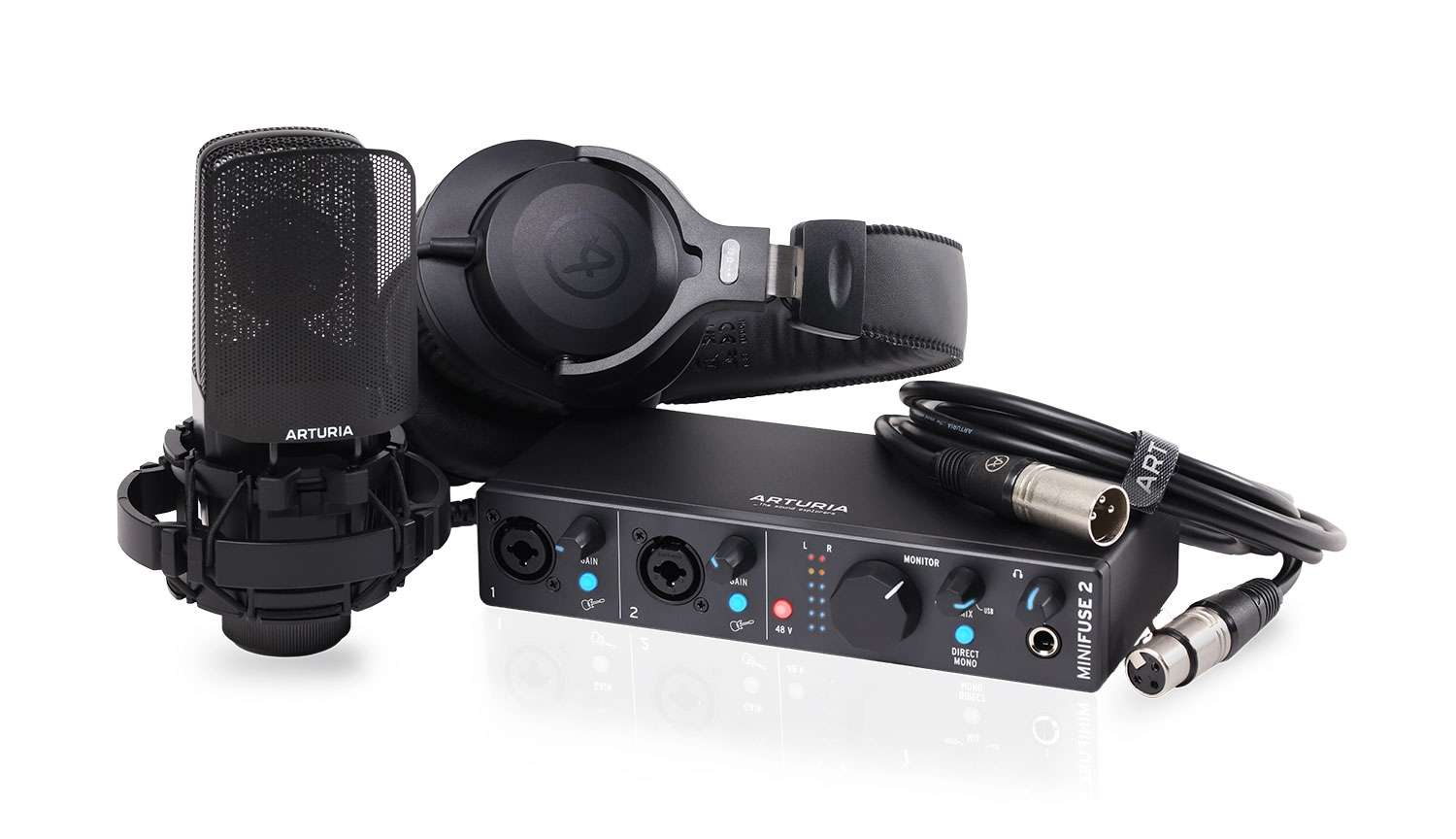 Arturia MiniFuse Recording Pack (Black)