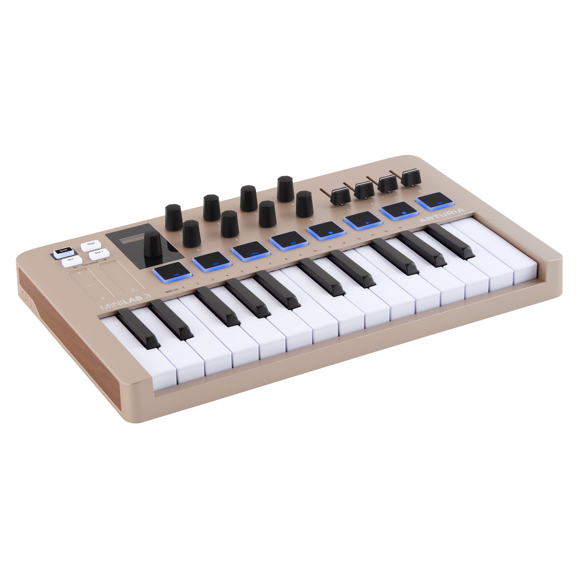 Arturia MiniLab 3 Plug-And-Play MIDI Controller Champagne