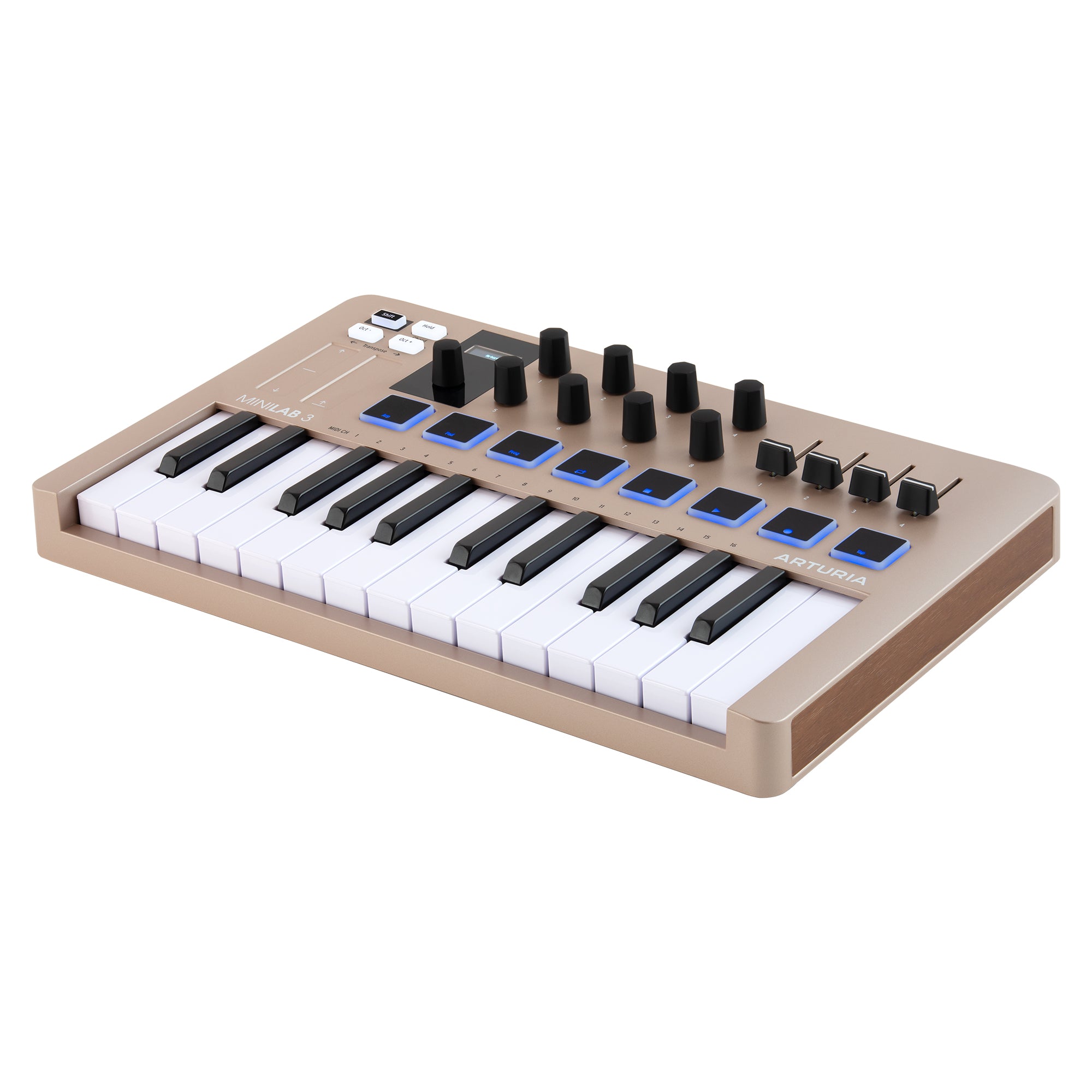 Arturia MiniLab 3 Plug-And-Play MIDI Controller Champagne