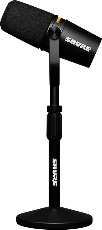 Shure MV7+ XLR/USB-C Dynamic Podcasting Microphone (Black