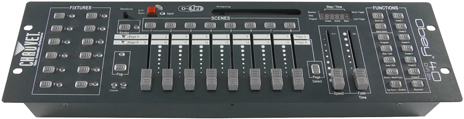 Chauvet Obey40 D-Fi 2.4 Wireless DMX Lighting Controller