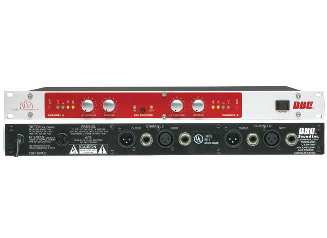 BBE 882i Sonic Maximizer Signal Processor XLR & 1/4 Balanced Inputs/Outputs - OPEN BOX