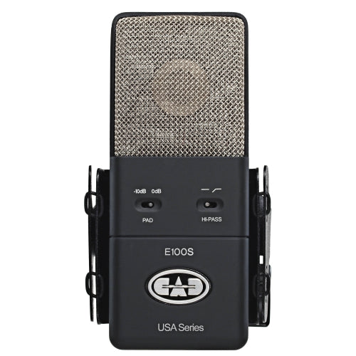 CAD Equitek E100S Nickel Plated Supercardioid Condenser Microphone Open Box