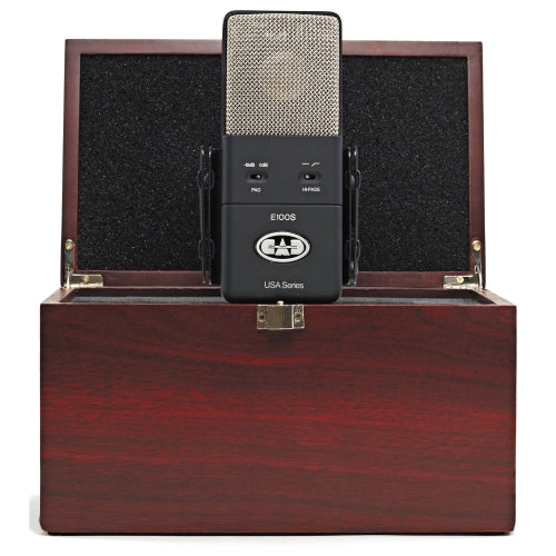 CAD Equitek E100S Nickel Plated Supercardioid Condenser Microphone Open Box