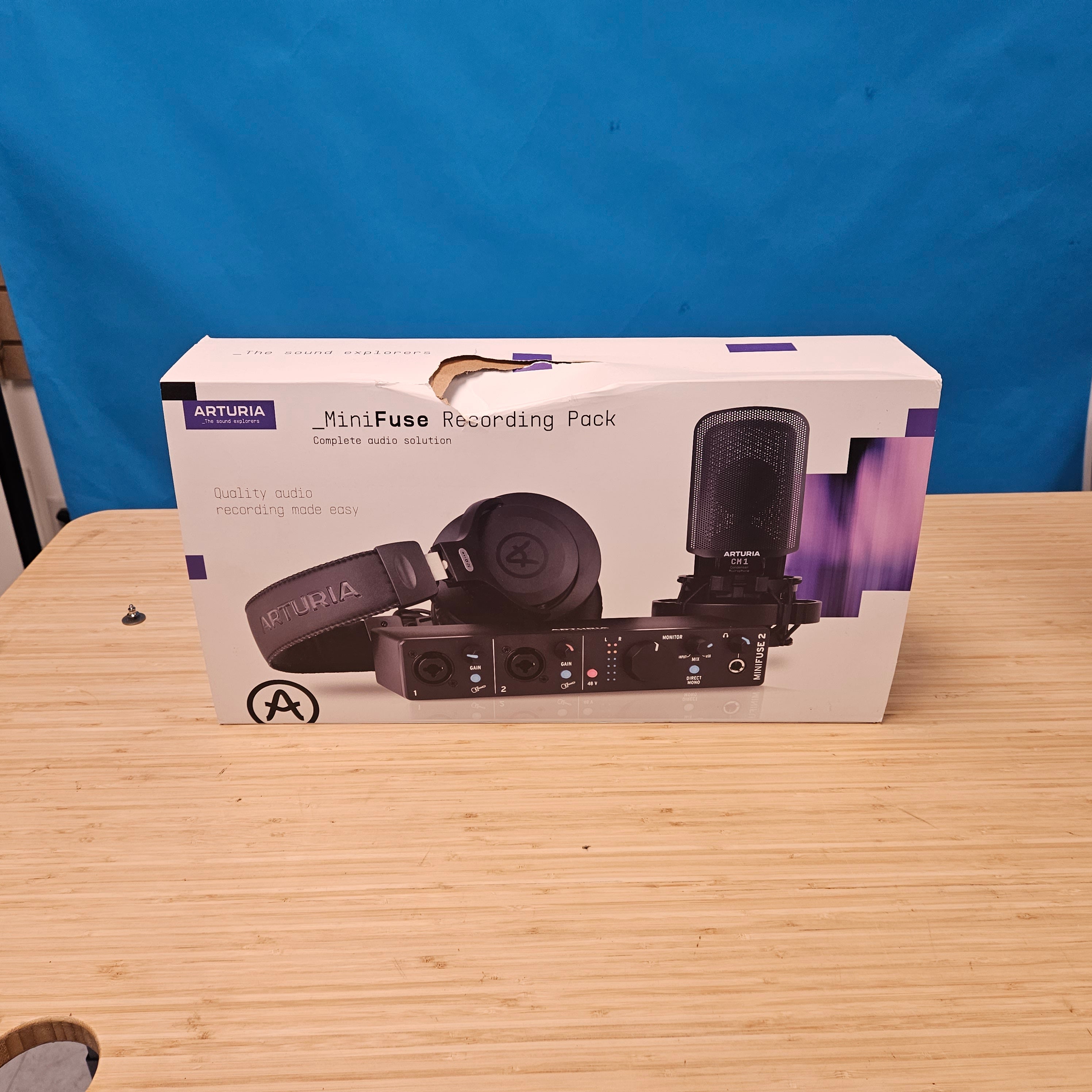 Arturia MiniFuse Recording Pack (Black) - Used